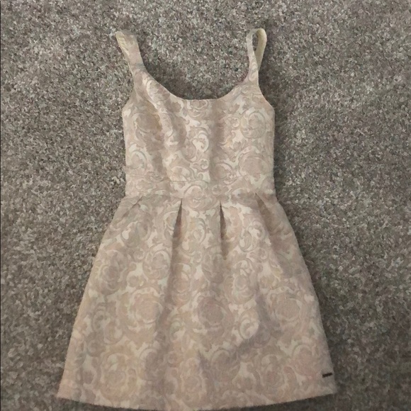 Abercrombie & Fitch Gold and Cream Dress - Picture 1 of 1